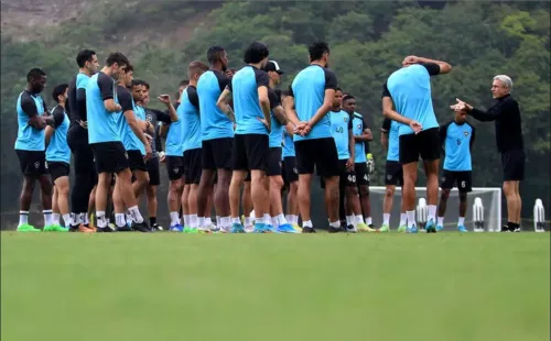 Elenco do Botafogo vem sofrendo muitas baixas na parte física