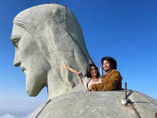 Os dois passam férias juntos no Rio