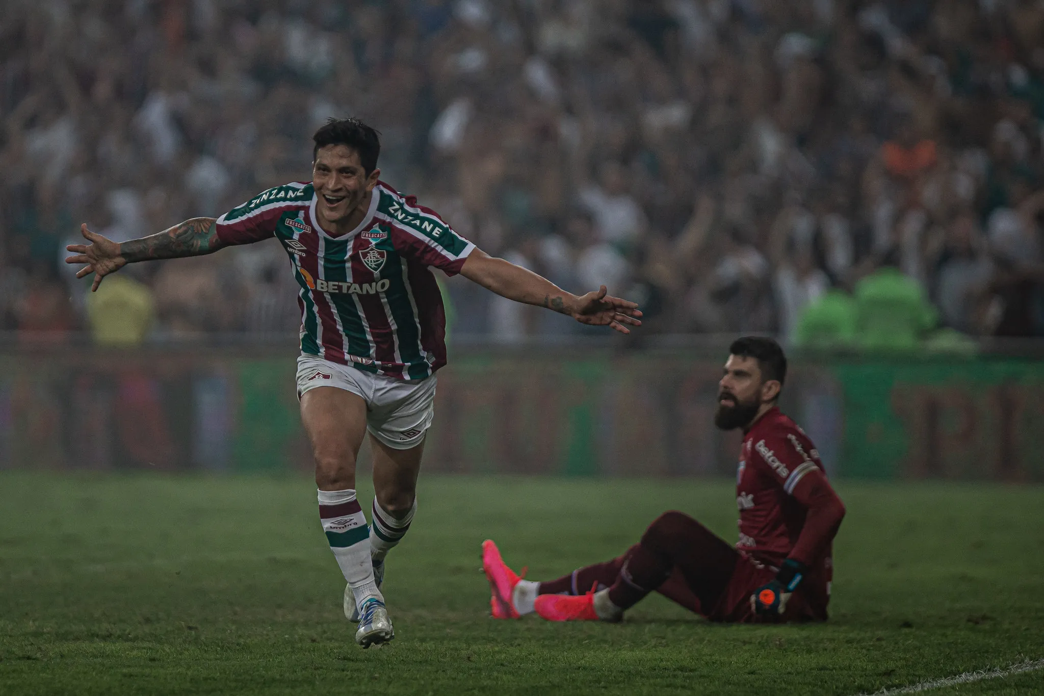 Germán Cano, sempre ele, fez o gol da classificação tricolor às semifinais do mata-mata