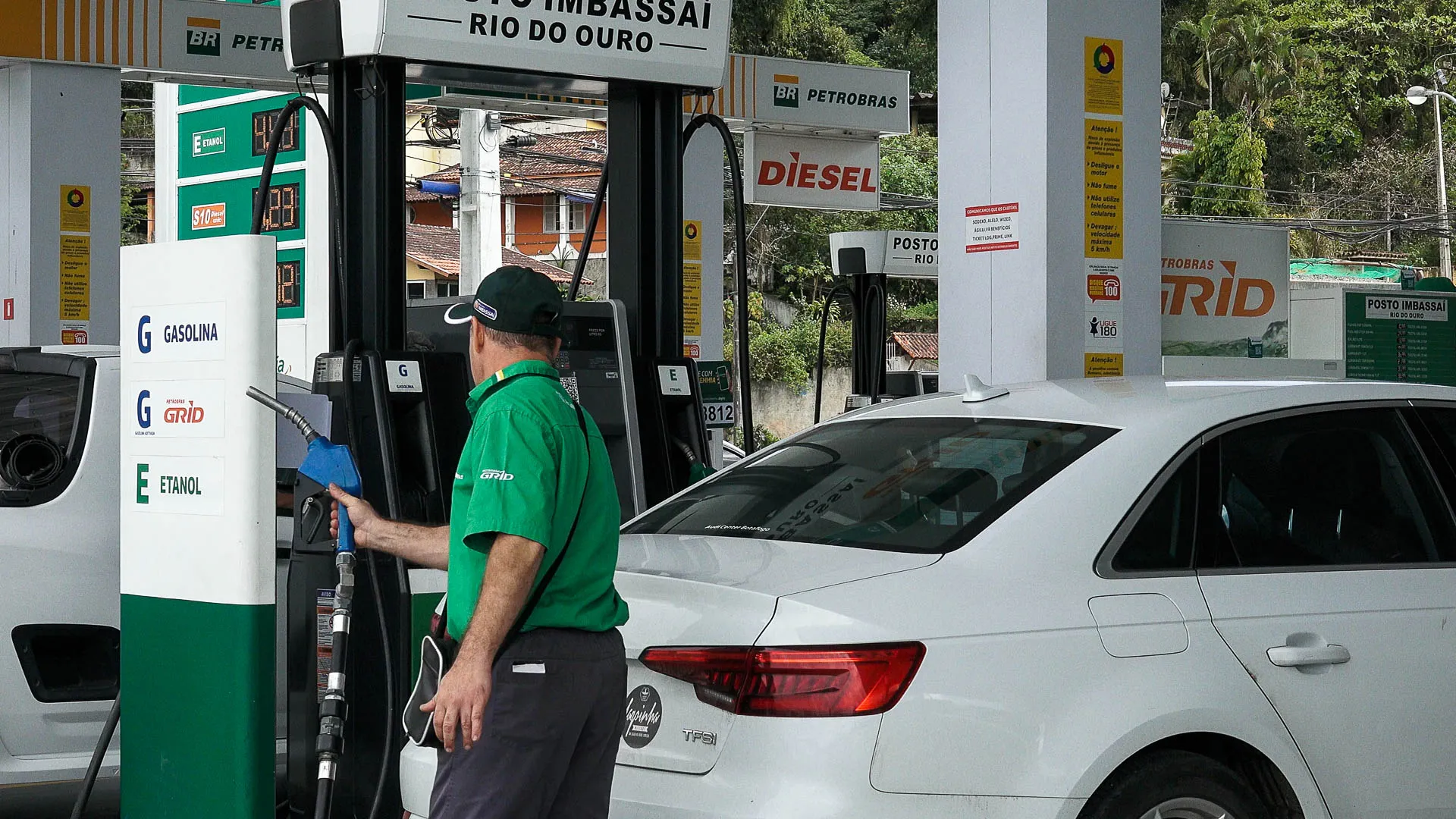 No Posto Imbassaí, em São Gonçalo, a gasolina está R$ 5,08