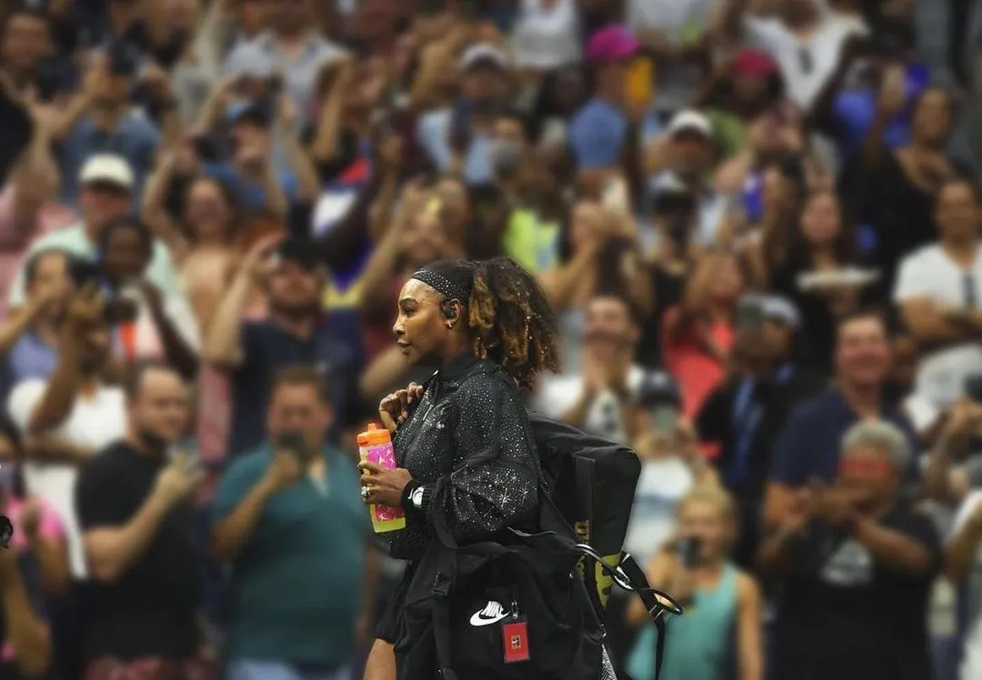Serena Williams em sua última partida nesta sexta-feira