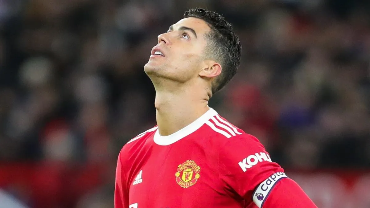 Cristiano Ronaldo em partida pelo Manchester United