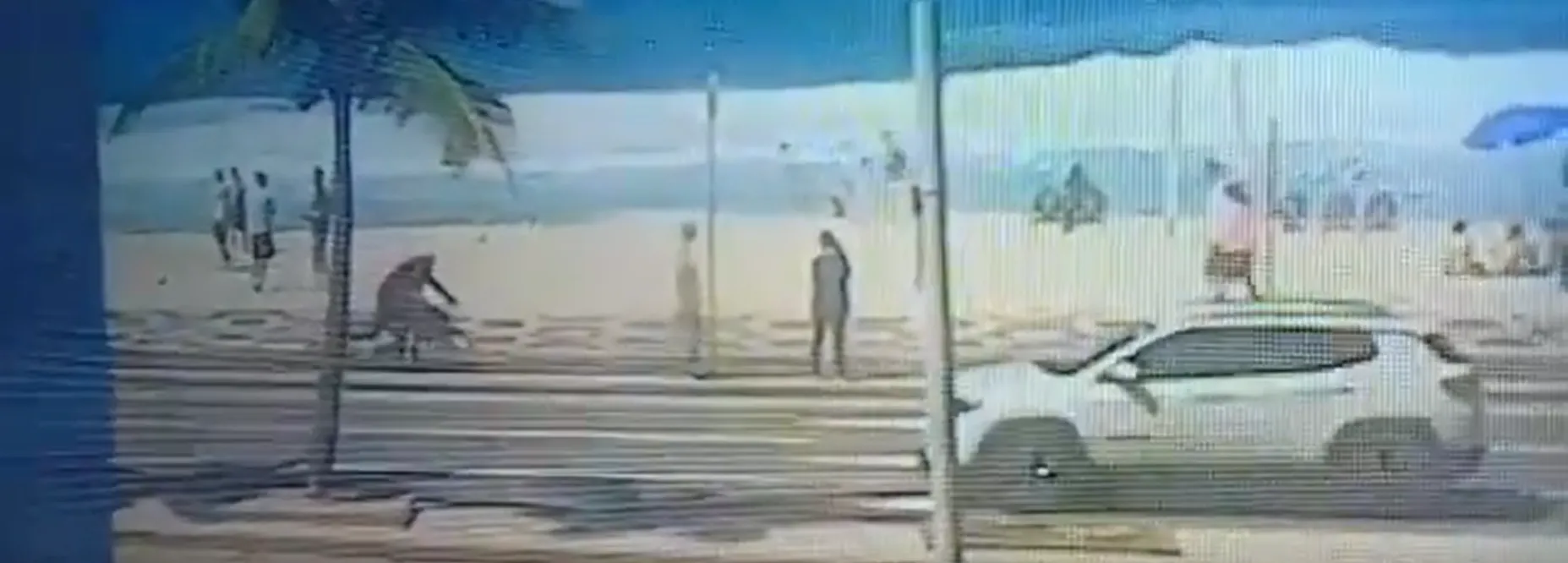 Vídeo mostra momento em que a vítima é atropelada