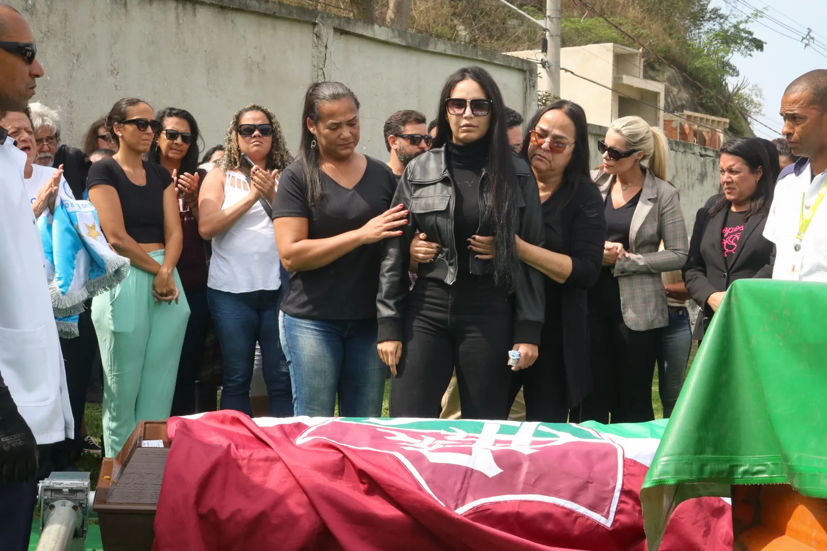 Wilson foi enterrado com a bandeira do Fluminense