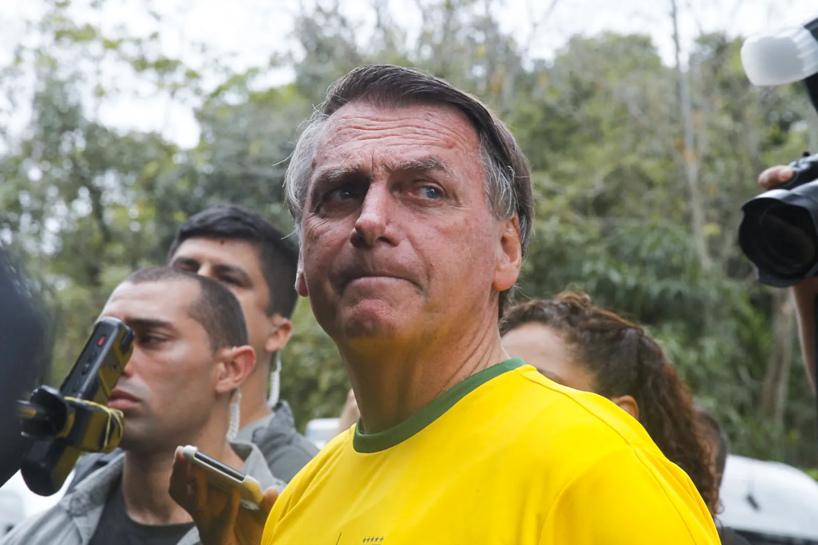 Bolsonaro votou na Vila Militar