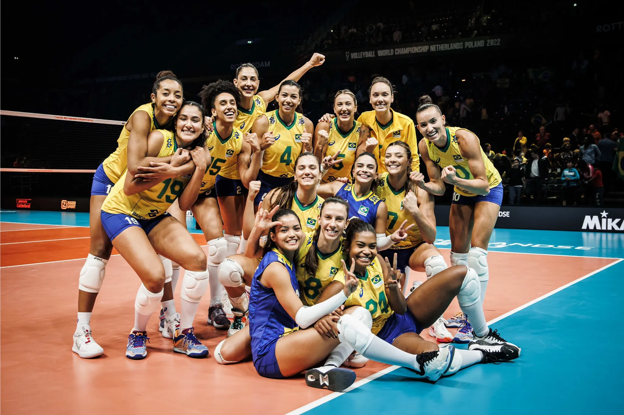 Brasileiras conseguiram vitória épica nas quartas de final