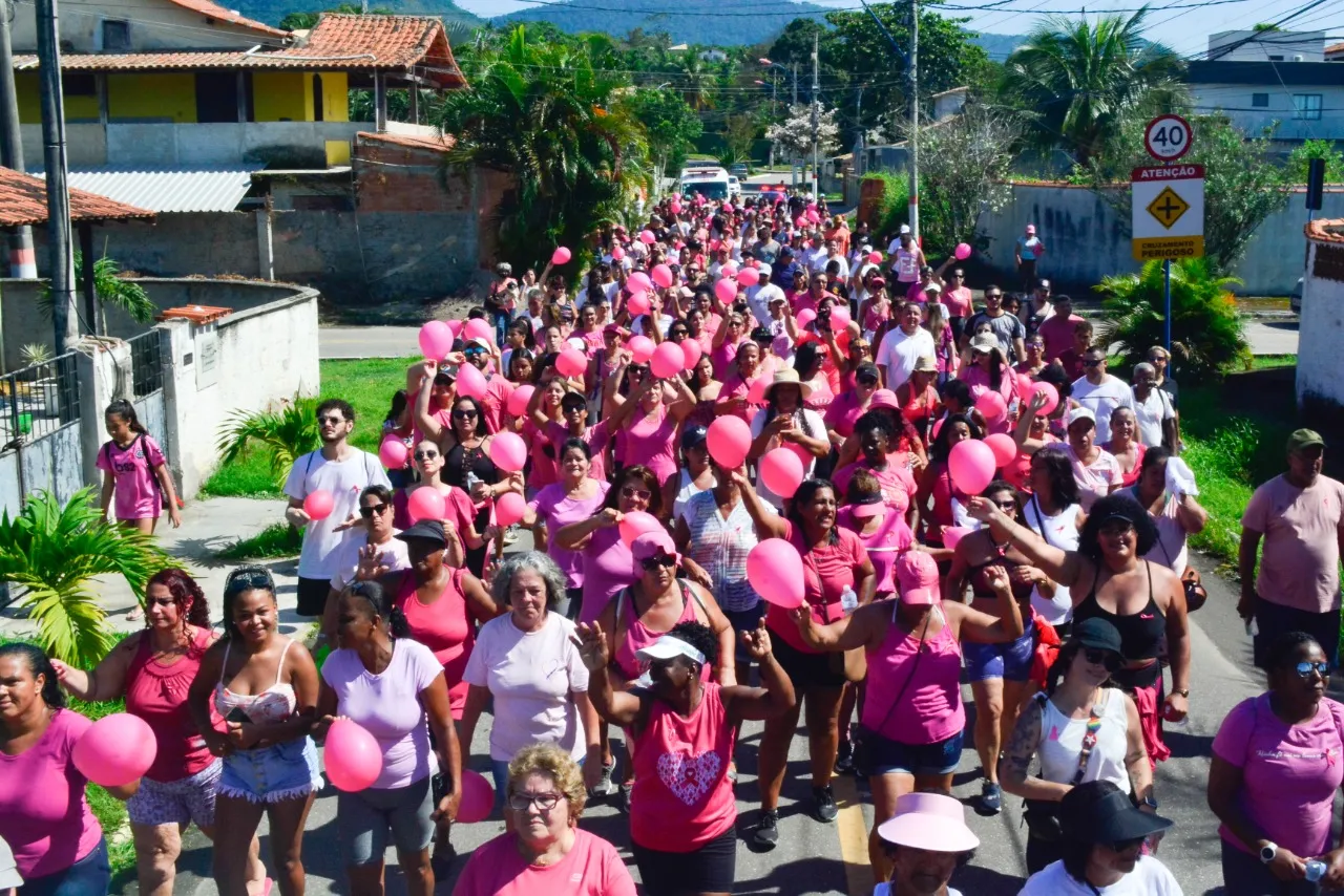 A Caminhada do Outubro Rosa foi realizada em São José do Imbassaí