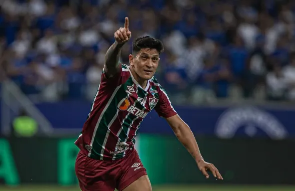 Germán Cano é o artilheiro e principal jogador do Fluminense na temporada