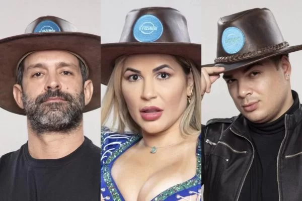 Iran Malfitano, Deolane Bezerra e Lucas Santos disputam a sétima roça