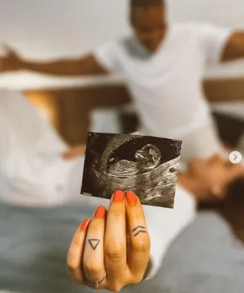 Thiago Oliveira e Bruna Matuti contaram que estão há três meses esperando um bebê
