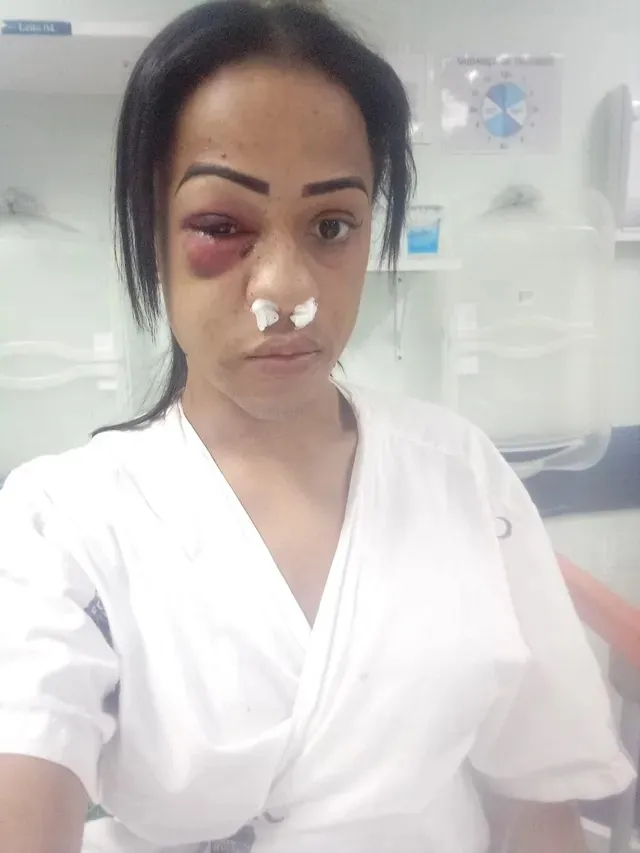 Nicole foi agredida neste último sábado (19)