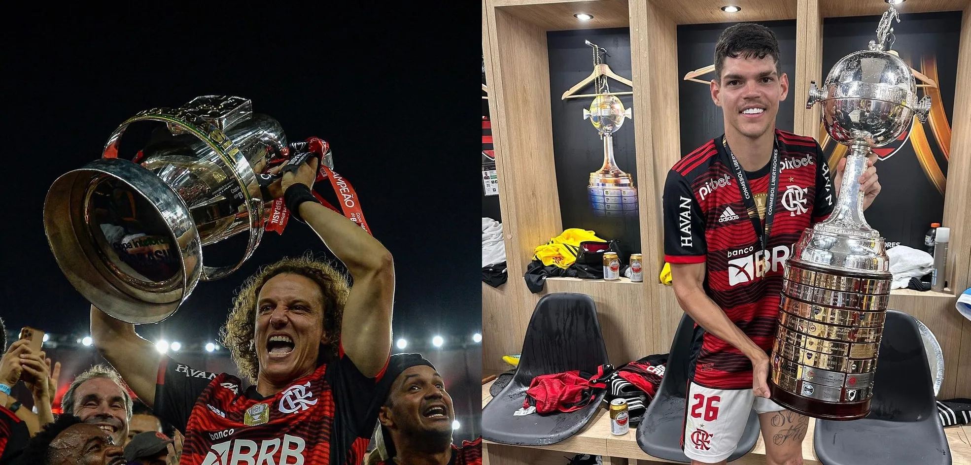 David Luiz e Ayrton Lucas tiveram participação fundamental na campanha do Flamengo em 2022