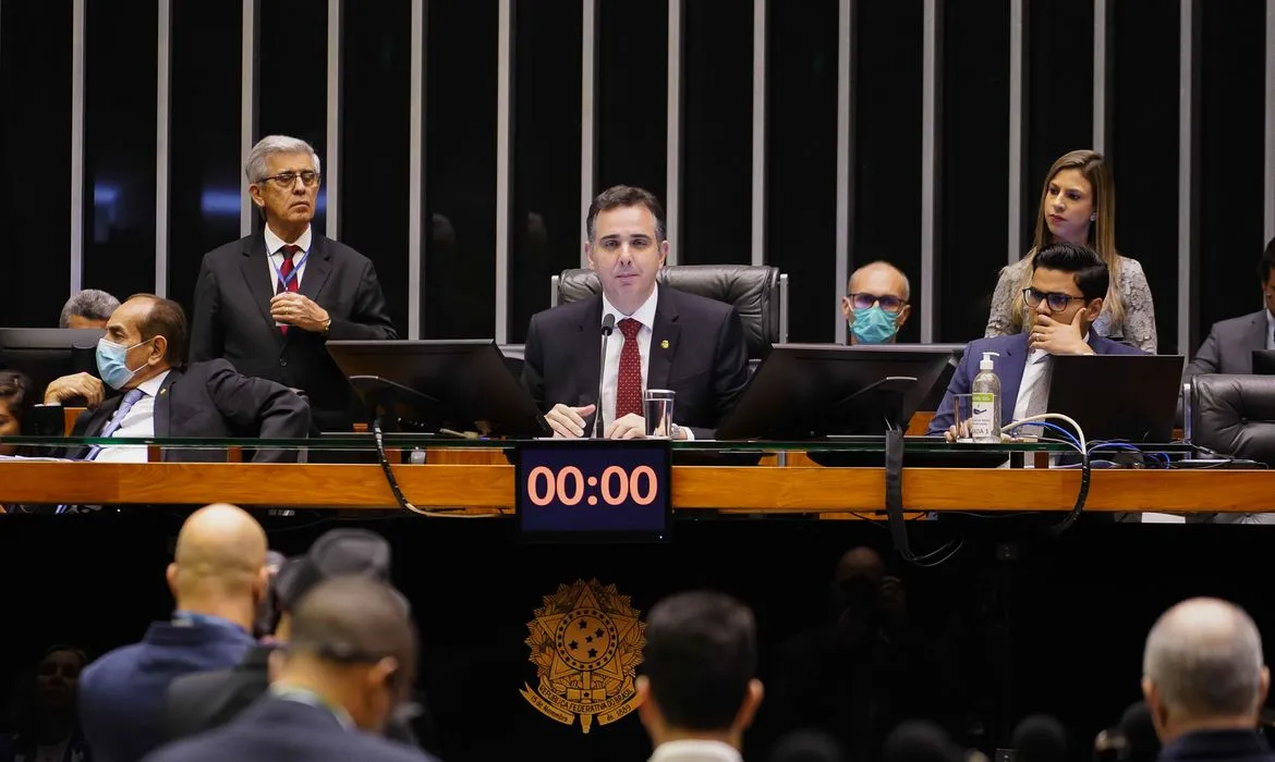 A votação foi realizada de maneira remota, já que muitos parlamentares estavam fora de Brasília