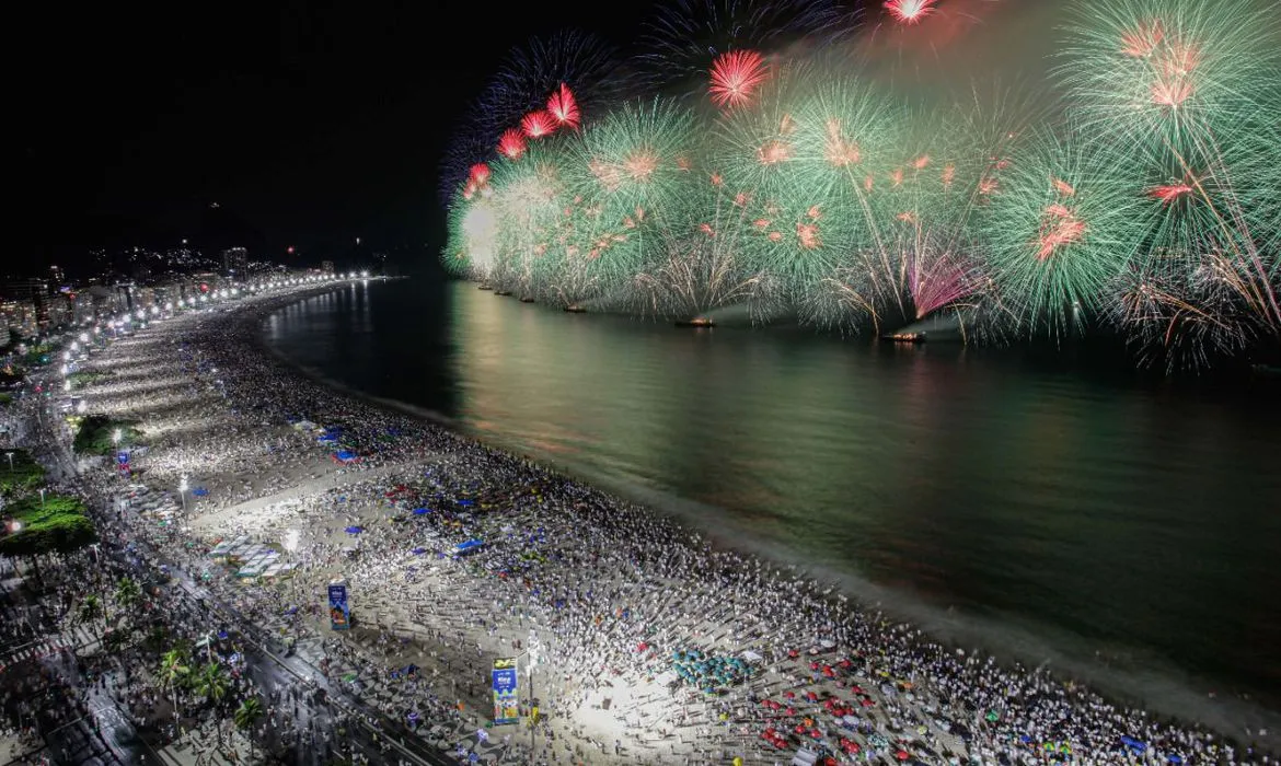 A festa é uma das mais tradicionais no Rio na virada do ano