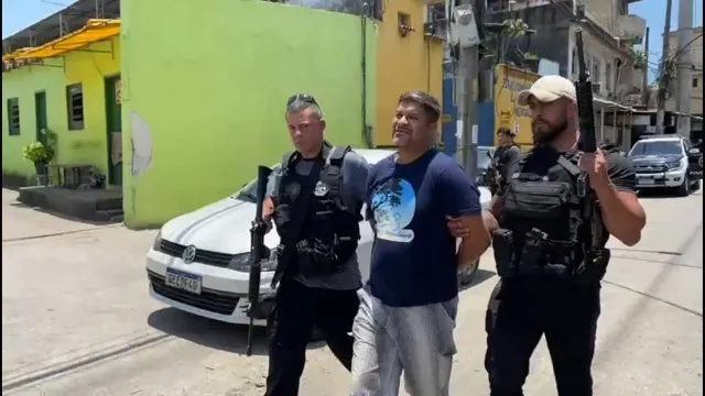 Adriano Fortunato Pereira foi capturado por agentes no Jacarezinho, na Zona Norte do Rio