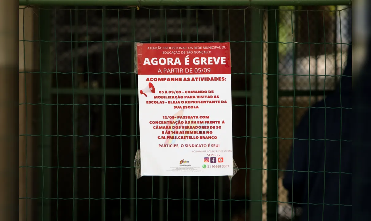 Comunicado anuncia greve da categoria