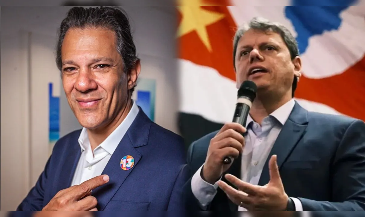 Tarcísio marcou 42.59% de votos válidos, contra 35.46% de Haddad