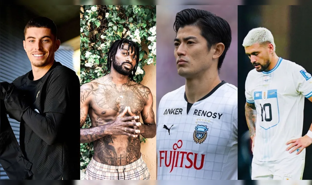 Kai Havertz, André Frank Zambo Anguissa, Shogo Taniguchi e Giogian De Arrascaeta