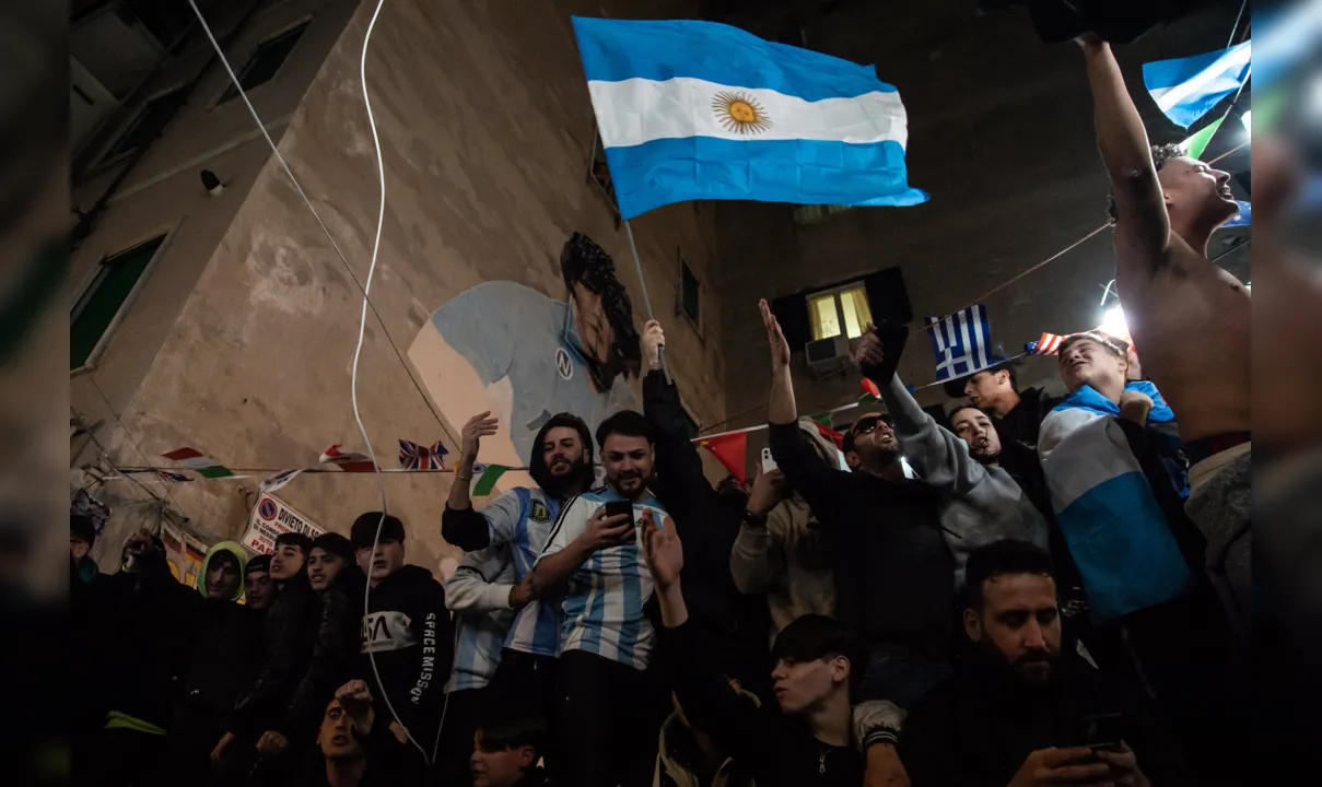 Argentinos celebram vitória