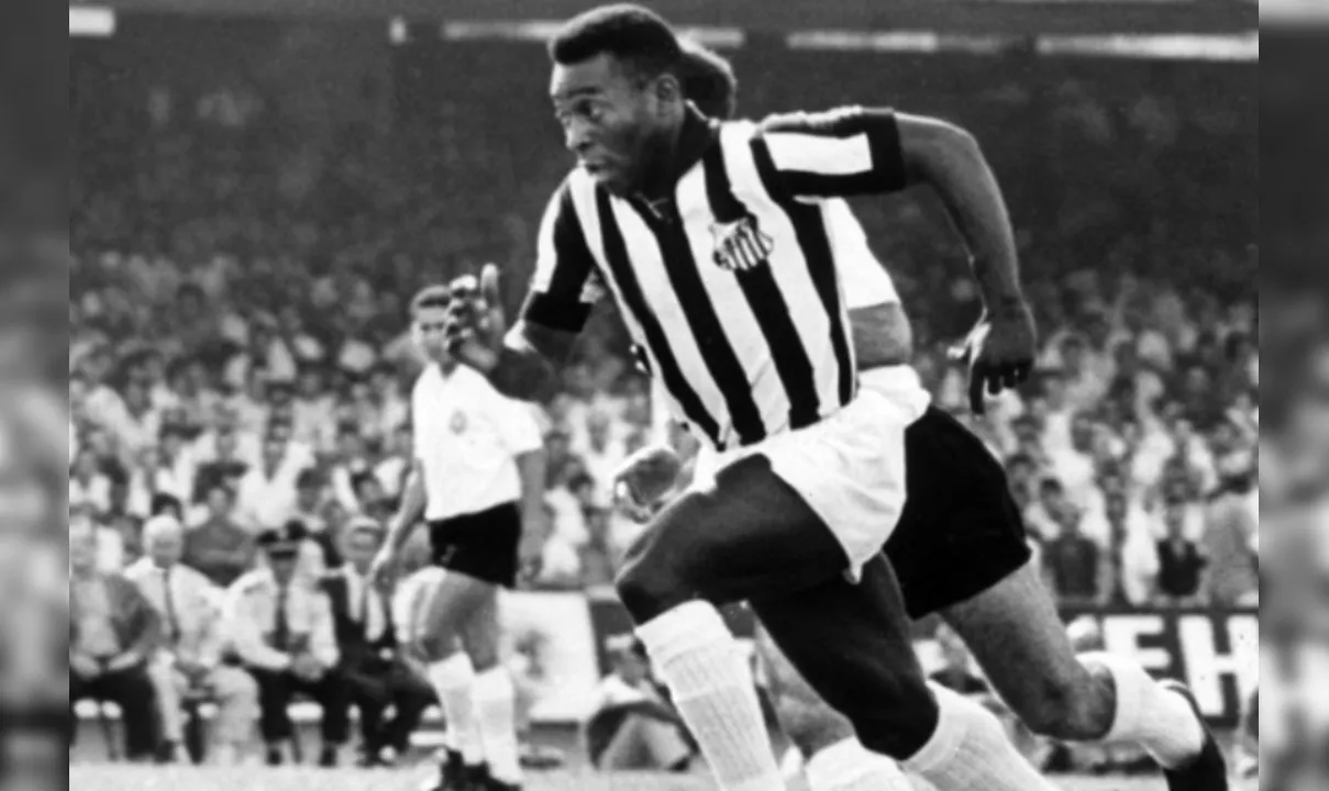 O talento de Pelé explodiu no Santos