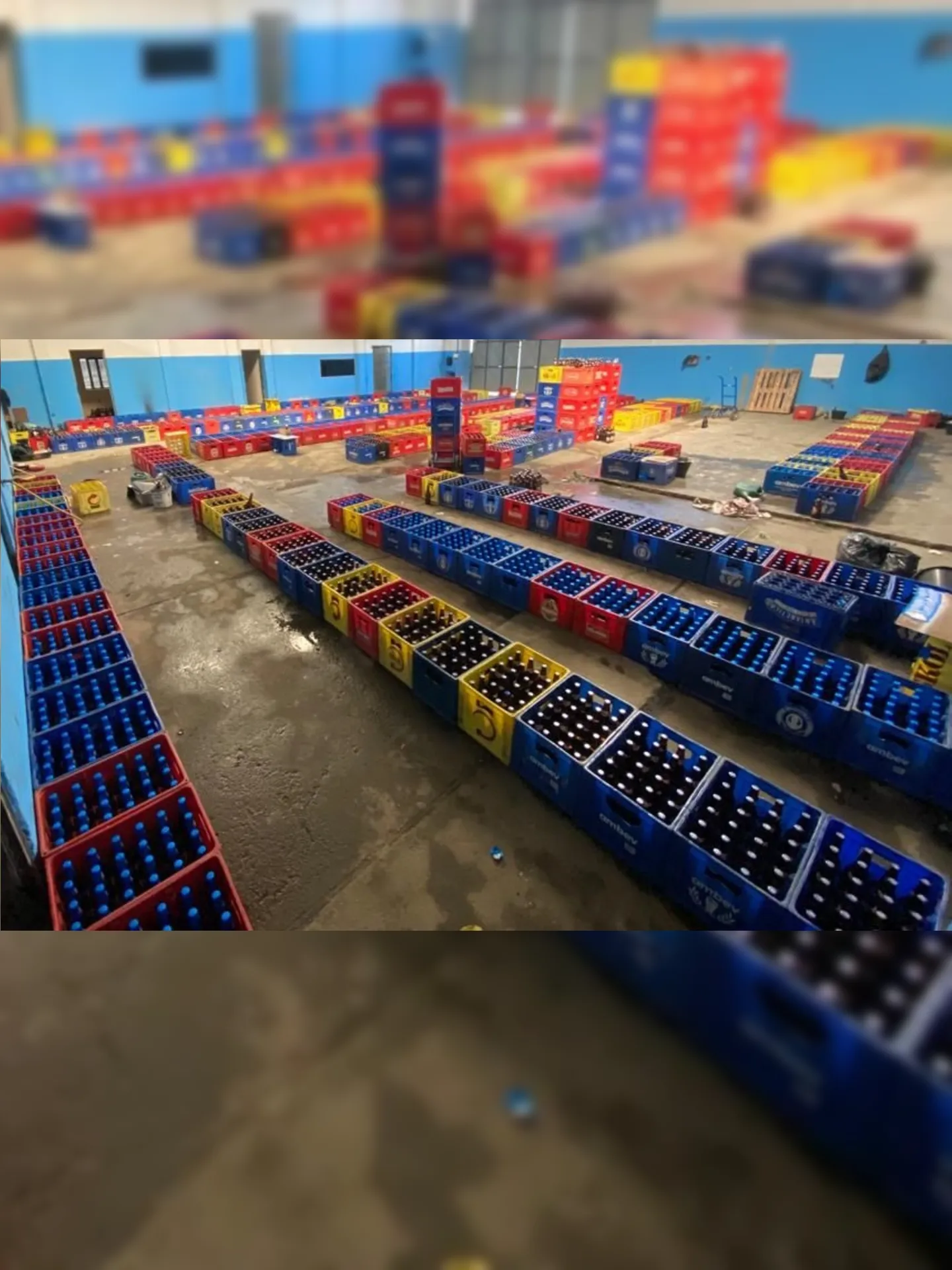 Cerca de 500 caixas da bebida foram apreendidas