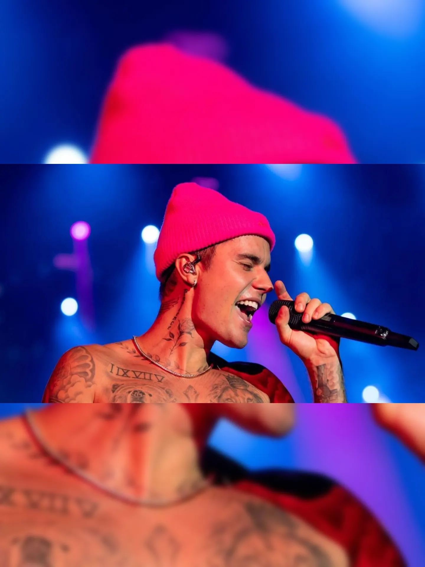 Justin Bieber se apresentou no palco mundo do Rock in Rio,  no último domingo (4)