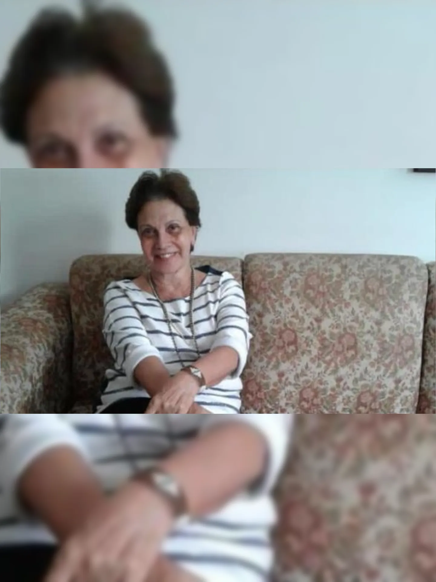 Sônia Barroso, de 79 anos, tem Alzheimer
