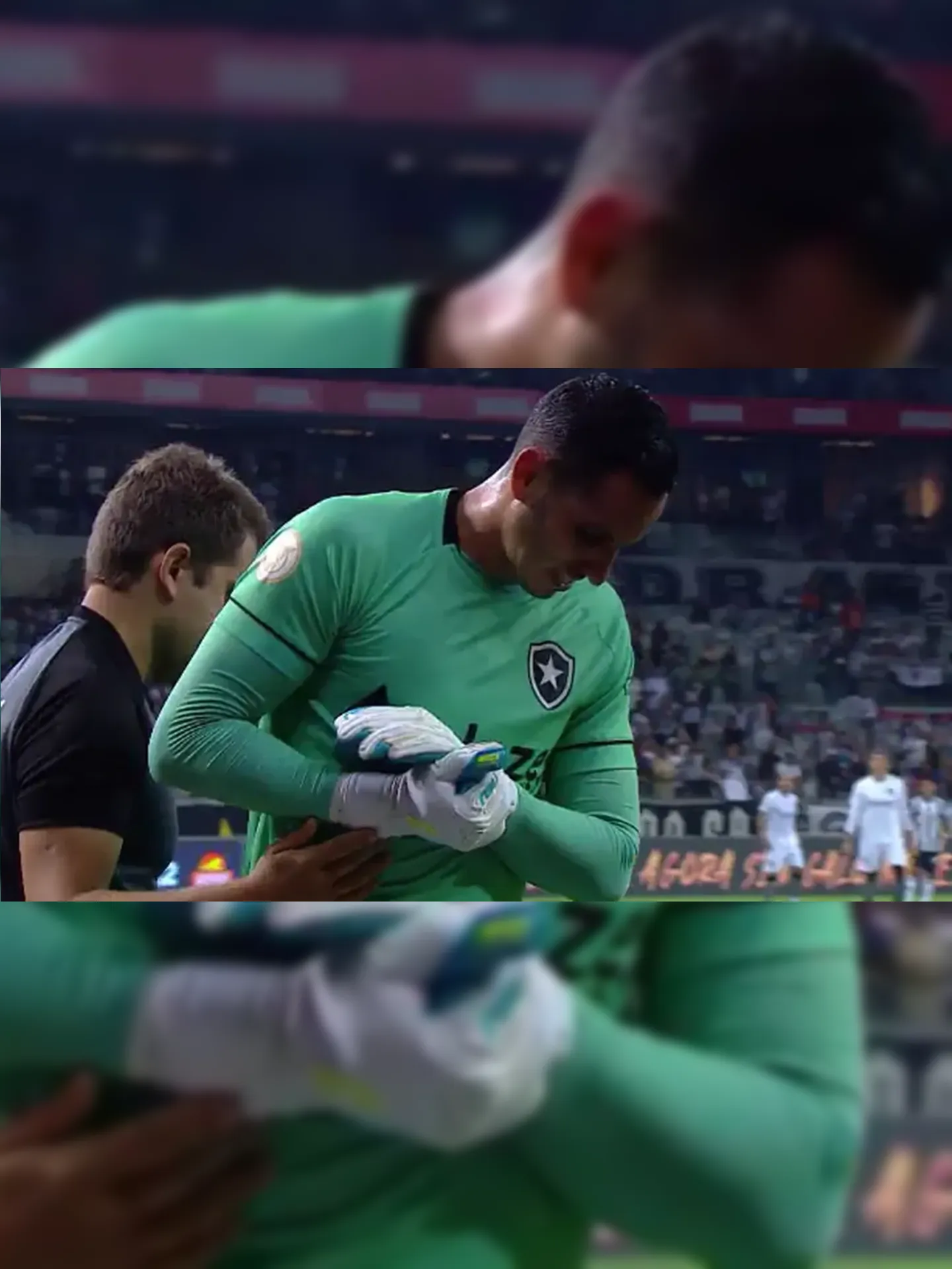 Gatito lesionou o ombro ainda no primeiro tempo na partida contra o Atlético-MG
