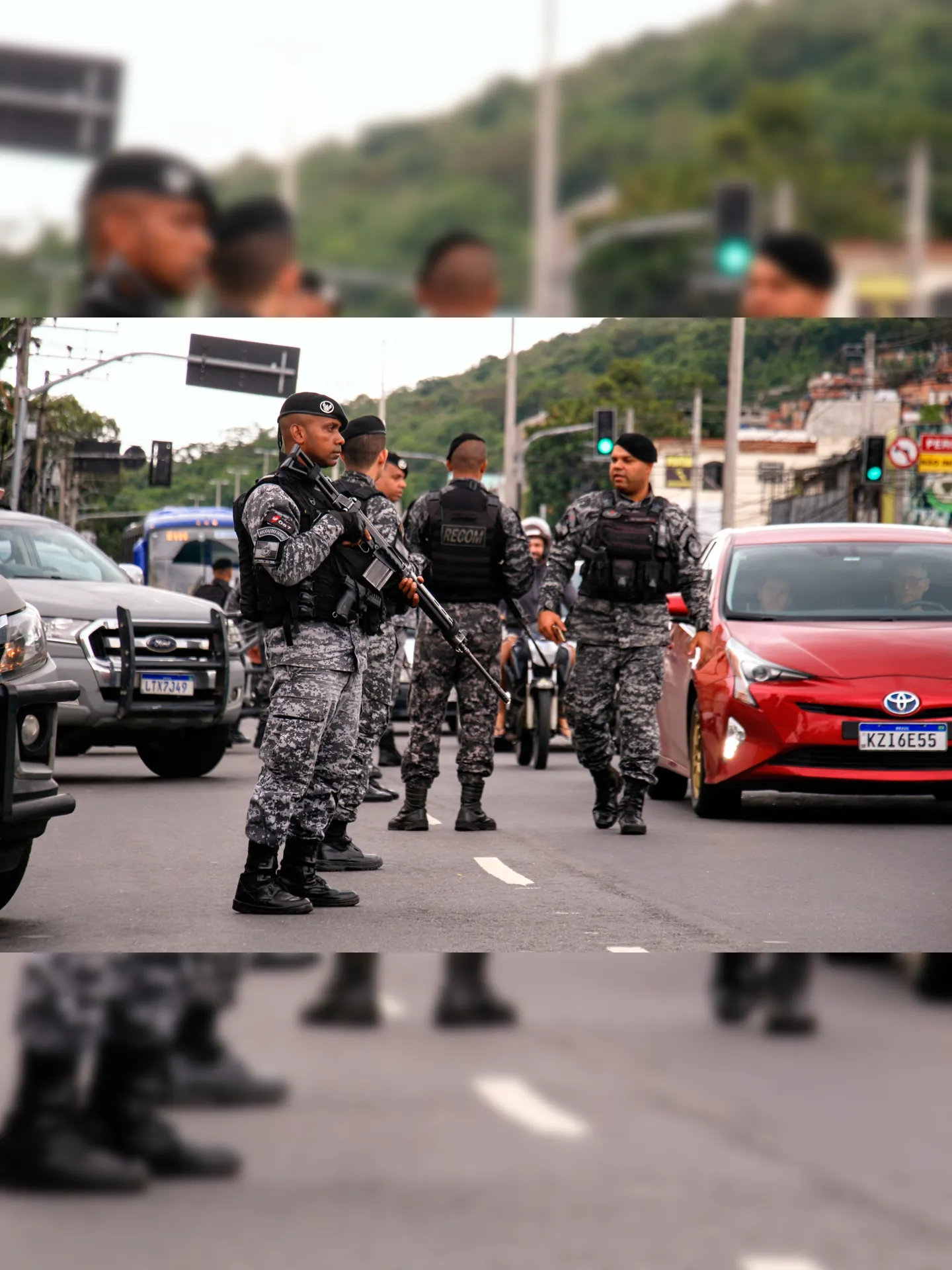 Clima no Campinho, Praça Seca, após morte do policial do Bope