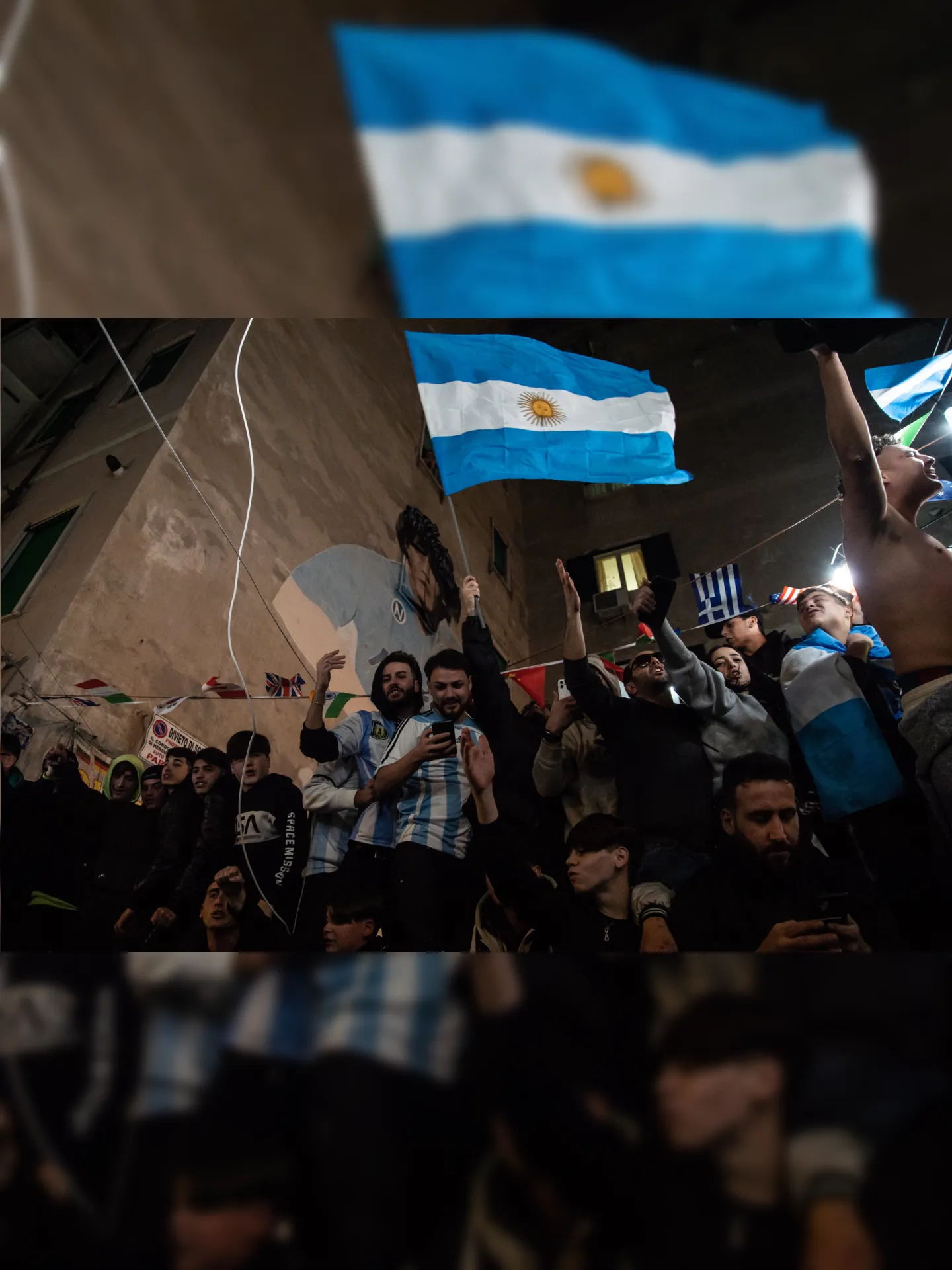 Argentinos celebram vitória