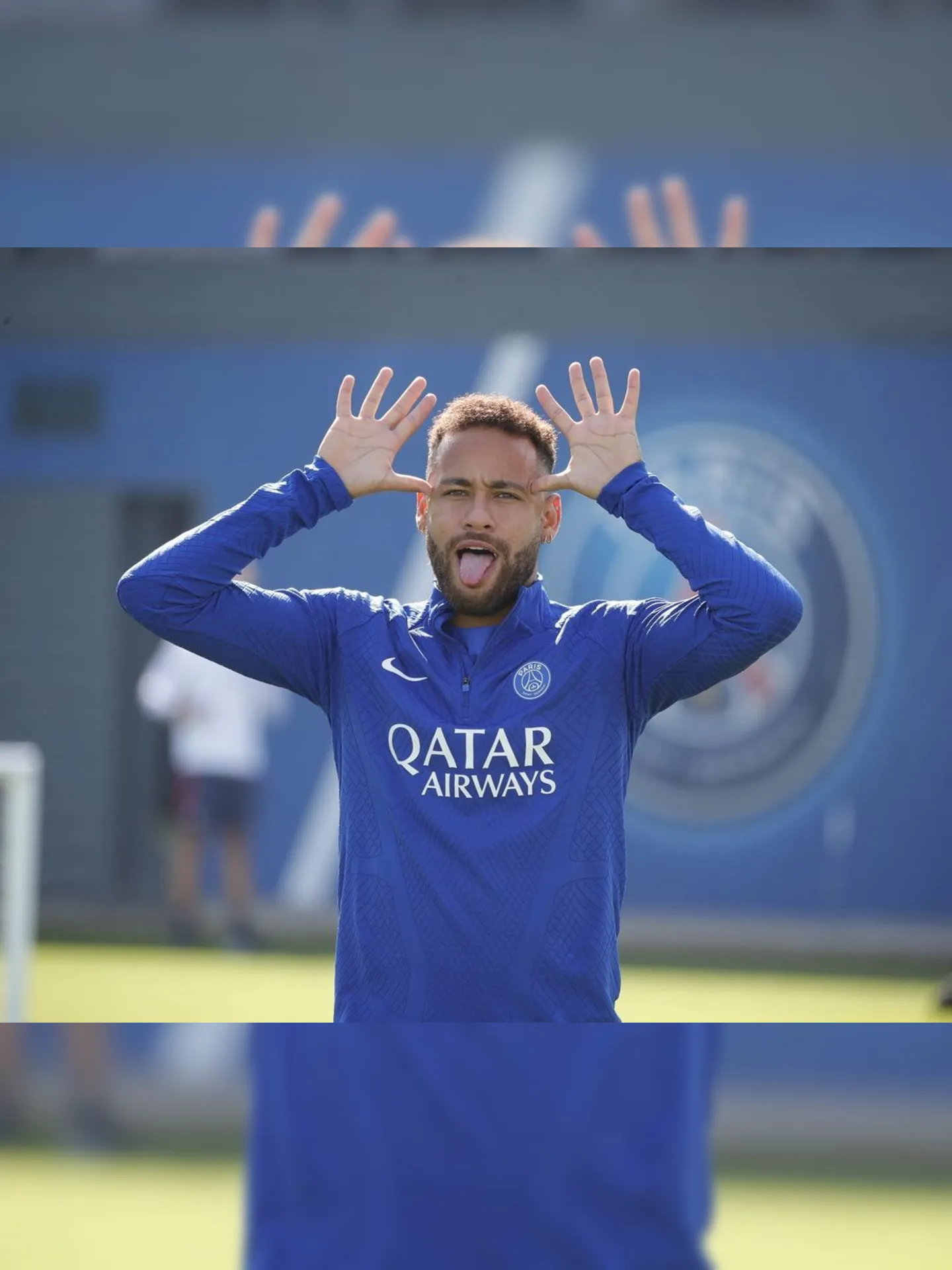 Neymar voltou aos treinos do PSG 18 dias após a eliminação do Brasil na Copa do Mundo