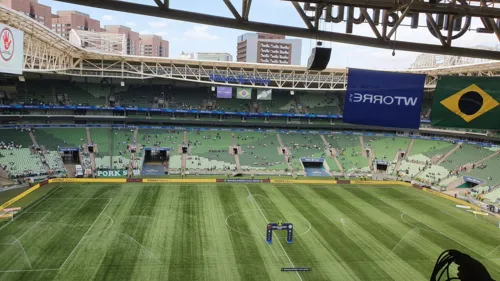 Allianz Parque já está preparado para receber o grande jogo do final de semana