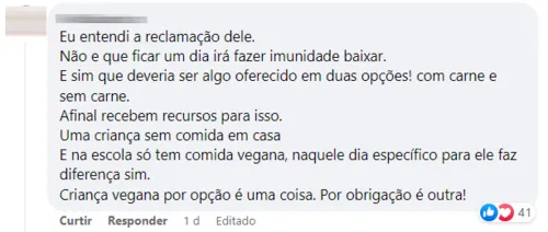 Imagem ilustrativa da imagem Refeição vegetariana em escolas municipais de Niterói gera debate