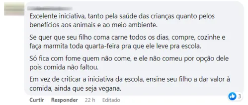 Imagem ilustrativa da imagem Refeição vegetariana em escolas municipais de Niterói gera debate