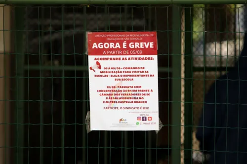 Comunicado anuncia greve da categoria