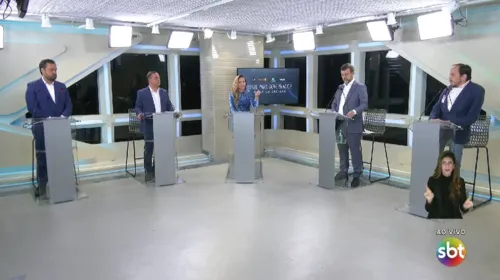 Candidatos debateram temas como saúde, educação, segurança e obras