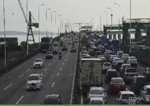 Lentidão se arrasta desde a altura do Cais do Porto