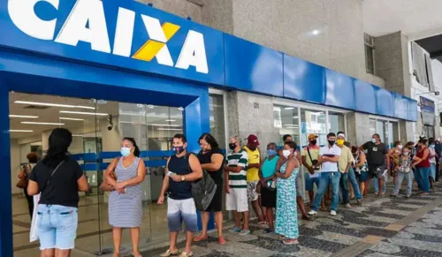 Auxílio pode ser retirado em agências da Caixa Econômica Federal