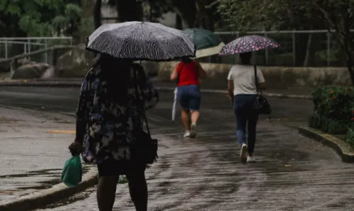 A previsão será que a chuva caía no final de semana inteiro