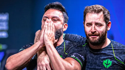 fer e FalleN se emocionaram com a classificação sofrida