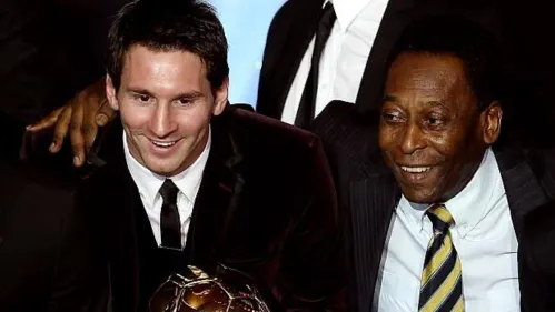 Pelé fica em quarto em eleição britânica sobre os maiores da história