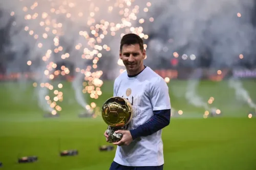 Messi é o atual vencedor do prêmio