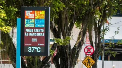 De acordo com INMET, temperaturas podem chegar até 37°C