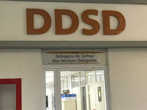 Fachada DDSD na Cidade da Polícia