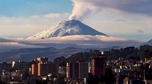 Vulcão Cotopaxi é um dos mais altos do mundo