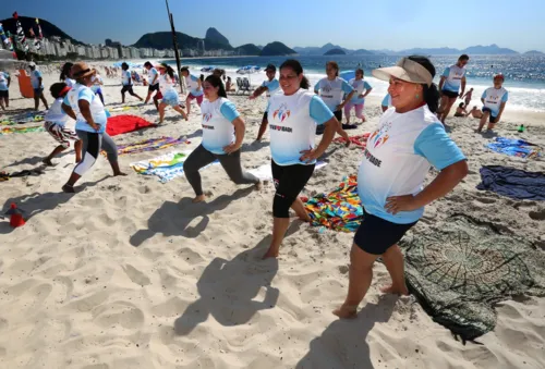 Participantes do Ativa Idade puderam desfrutar de um ambiente diferenciado para prática de exercícios