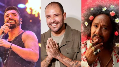 João Gabriel, Diogo Nogueira e Chico César irão se apresentar