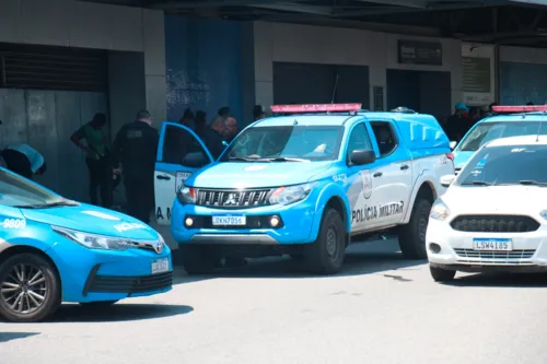 Polícia reforçou a segurança na estação de Deodoro