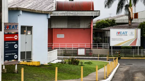 A vítima baleada em Guaxindiba foi levada para o Hospital Estadual Alberto Torres (Heat)