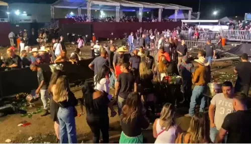 A ocorrência foi registrada na festa "Fervo", que tinha como atração principal o show da dupla Hugo & Guilherme